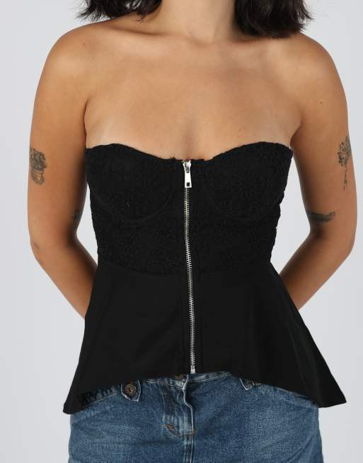 Vintage Lili Pink S cami in black, 4 of 4