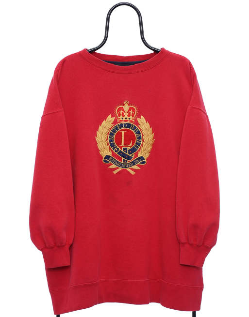 Vintage Limited branded size L sweatshirt in red