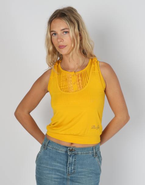 Vintage Liu Jo 8 cami in yellow - view 1