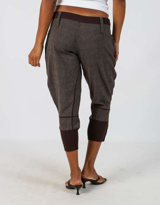 Vintage Liu Jo M capri trouser in brown, 4 of 4