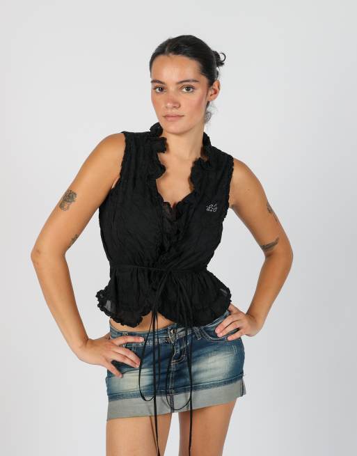 Vintage Liu Jo S blouse in black