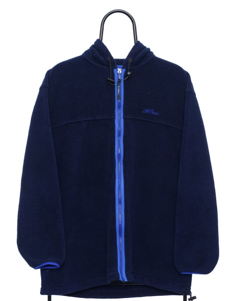 Vintage LL Bean size L fleece in blue - view 1