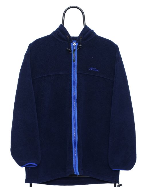 Vintage LL Bean size L fleece in blue