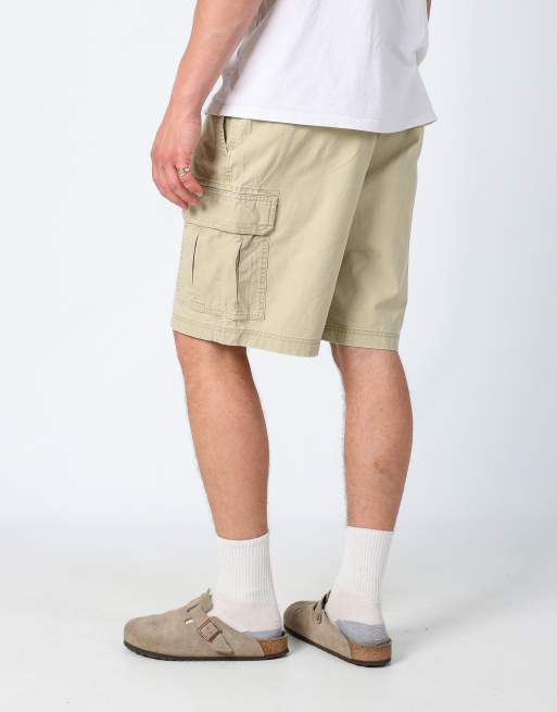 Vintage L.L.Bean 32x31 canvas carpenter baggy shorts in tan