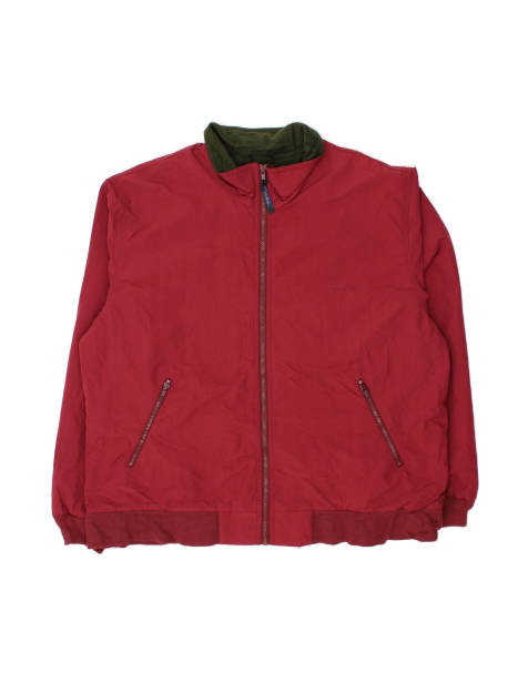 Vintage L.l.bean Bomber Jacket UK 44 2XL In Red - view 1