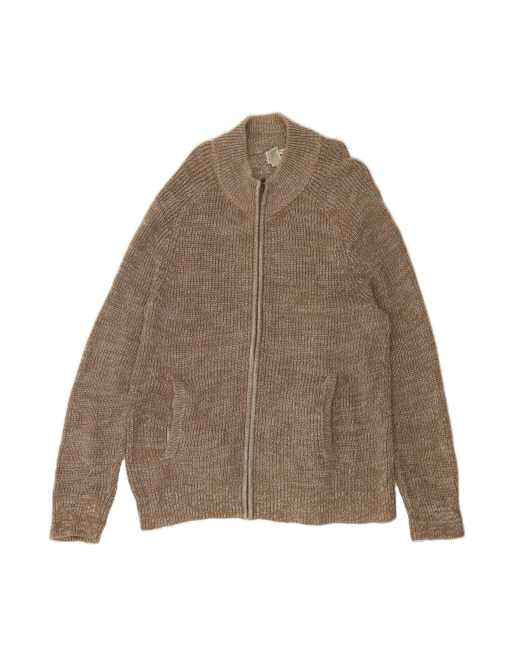 Vintage L.l.bean Cardigan Sweater Large In Brown