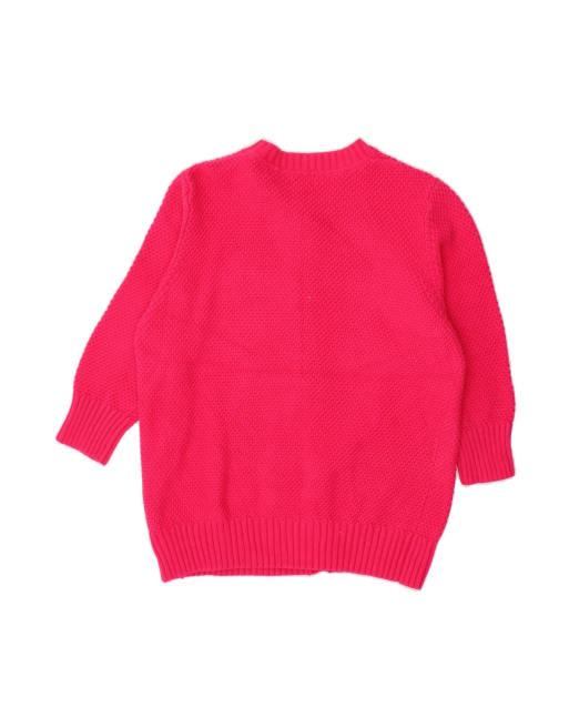 Vintage L.l.bean Cardigan Sweater UK 16 Large In Pink, 2 of 4