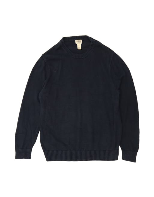 Vintage L.l.bean Crew Neck Jumper Sweater XL In Blue