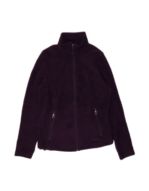 Vintage L.l.bean Fleece Jacket UK 10 Small In Purple - view 1
