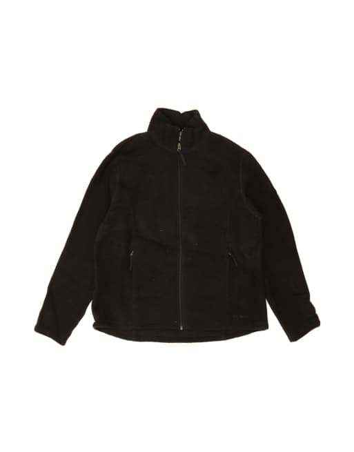 Vintage L.l.bean Fleece Jacket UK 18 XL In Black