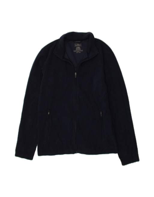Vintage L.l.bean Fleece Jacket UK 38 Medium In Blue
