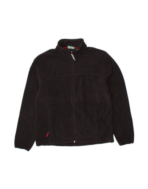 Vintage L.l.bean Fleece Jacket UK 40 Large In Black - view 1