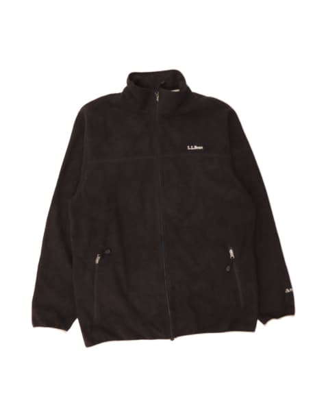 Vintage L.l.bean Fleece Jacket UK 40 Large In Black - view 1