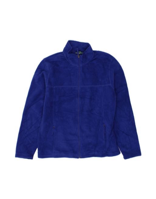 Vintage L.l.bean Fleece Jacket UK 40 Large In Blue