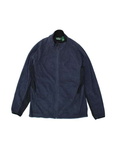 Vintage L.l.bean Fleece Jacket UK 42 XL In Blue Colourblock - view 1