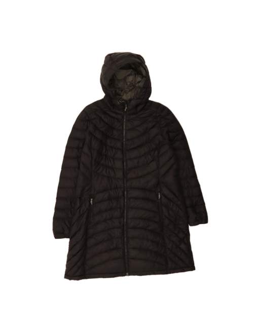 Vintage L.l.bean Hooded Padded Coat UK 18 XL In Black