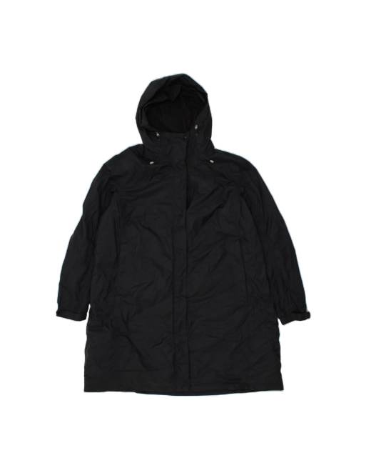 Vintage L.l.bean Hooded Windbreaker Coat UK 44 2XL In Black