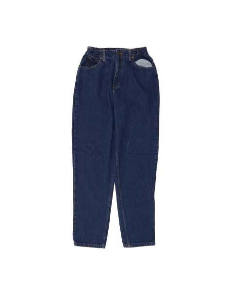 Vintage L.l.bean Original Fit Tapered Jeans US 8 Medium W26 L31 In Blue - view 1