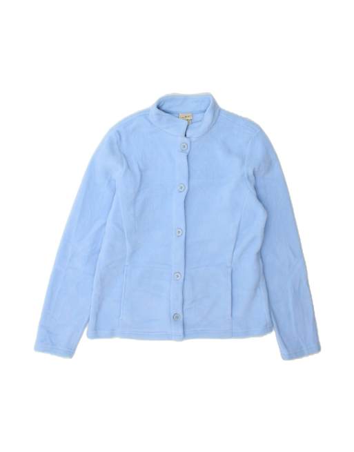 Vintage L.l.bean Oversized Fleece Jacket US 0 XS In Blue