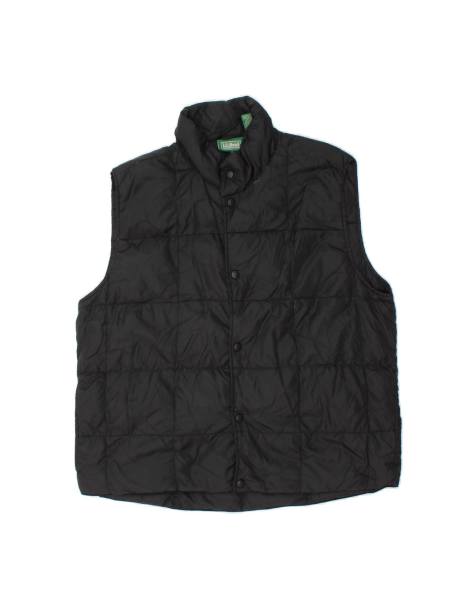 Vintage L.l.bean Padded Gilet UK 40 Large In Black - view 1