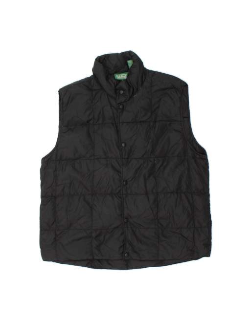 Vintage L.l.bean Padded Gilet UK 40 Large In Black