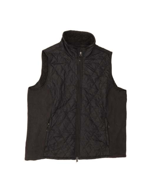 Vintage L.l.bean Quilted Gilet UK 20 2XL In Black