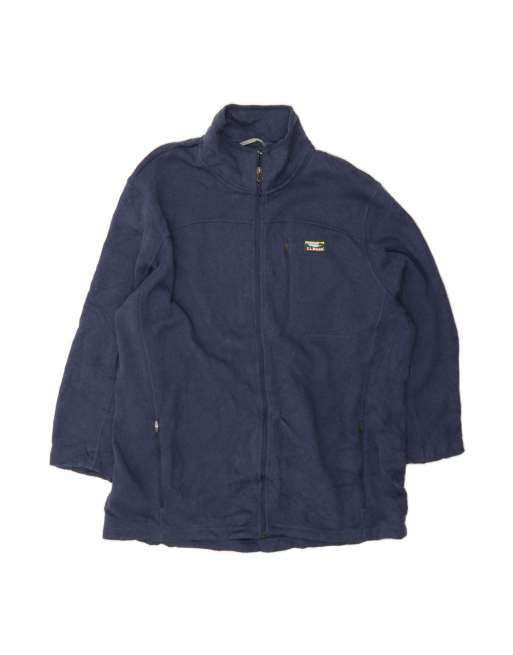 Vintage L.l.bean Slightly Fitted Tracksuit Top Jacket 2XL In Blue