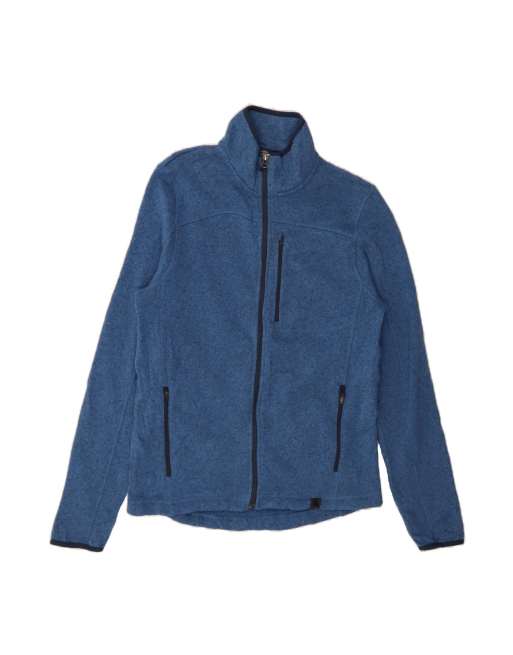 Vintage L.l.bean Slightly Fitted Tracksuit Top Jacket Medium In Blue Flecked