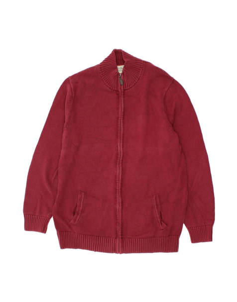 Vintage L.l.bean Tall Cardigan Sweater XL In Red - view 1