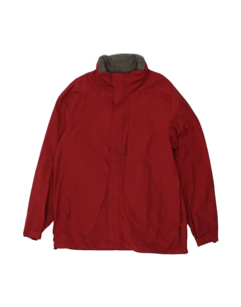 Vintage L.l.bean Tall Rain Jacket UK 42 XL In Burgundy - view 1