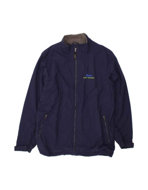 Vintage L.l.bean Tall Windbreaker Jacket UK 44 2XL In Blue