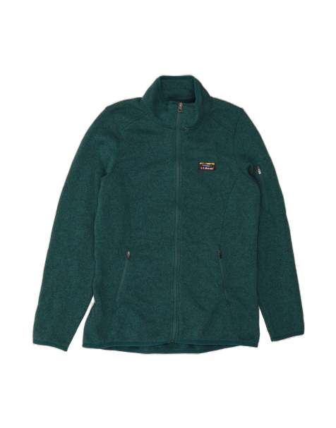 Vintage L.l.bean Tracksuit Top UK 14 Medium In Green - view 1