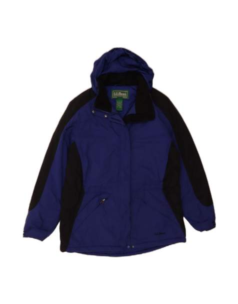 Vintage L.l.bean Windbreaker Jacket UK 14 Medium In Blue Colourblock - view 1