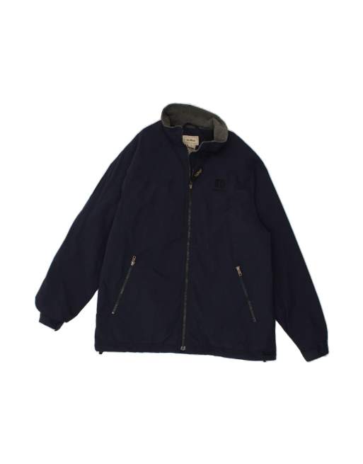 Vintage L.l.bean Windbreaker Jacket UK 16 Large In Blue