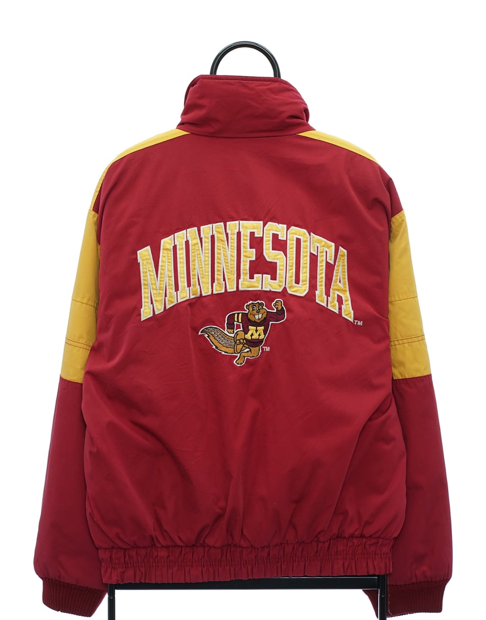 Vintage Logo 7 Minnesota Gophers Size L Coat In Maroon