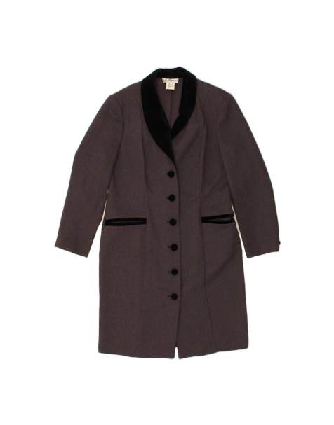 Vintage Longline 6 Button Blazer Jacket EU 46 XL In Grey - view 1