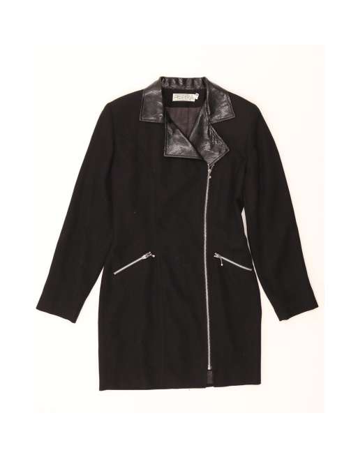 Vintage Longline Blazer Jacket It 44 Medium In Black