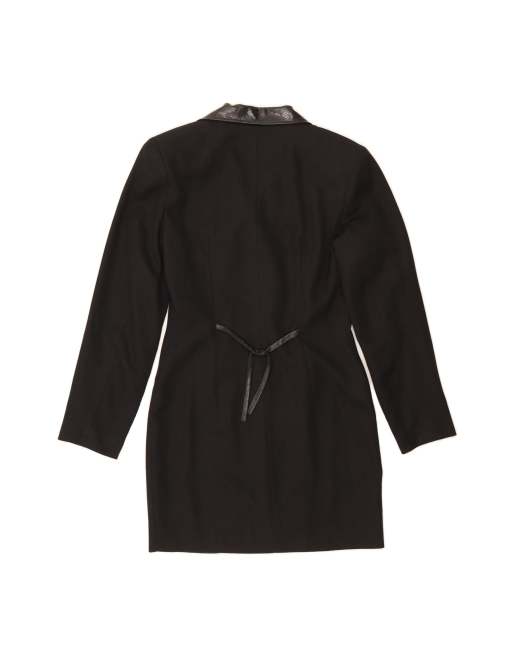Vintage Longline Blazer Jacket It 44 Medium In Black, 2 of 4