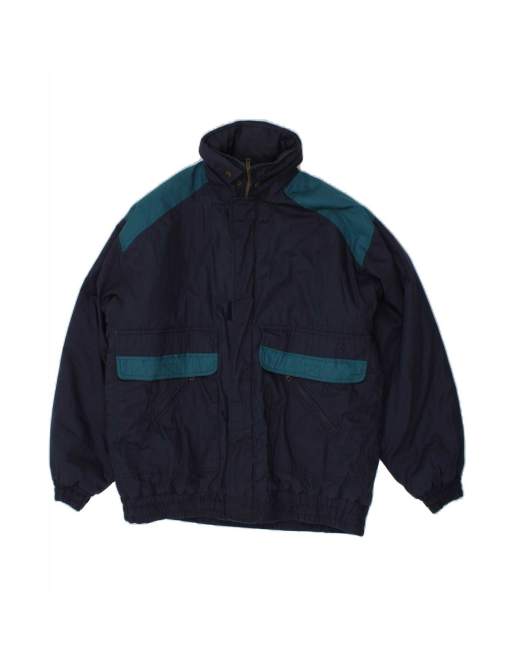 Vintage Loose Fit Ski Jacket UK 38 Medium In Blue