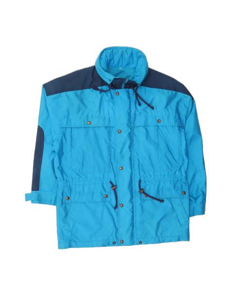 Vintage Loose Fit Utility Jacket It 48 Medium In Blue Colourblock - view 1