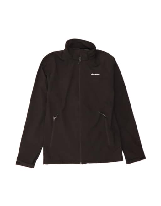 Vintage Lotto Bomber Jacket UK 42 XL In Black