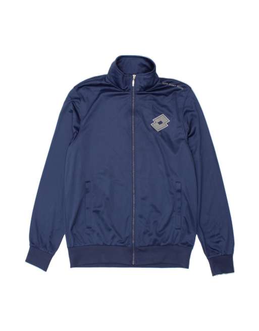 Vintage Lotto Graphic Tracksuit Top Jacket Medium In Blue