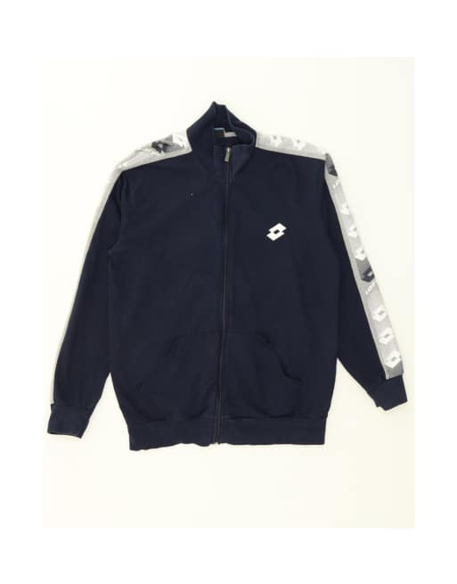 Vintage Lotto Graphic Tracksuit Top Jacket XL In Blue