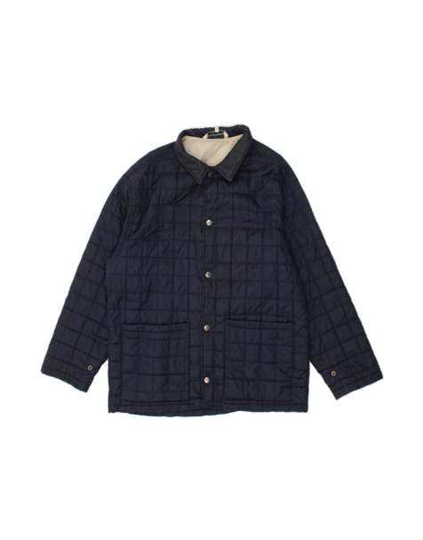 Vintage Lotto Quilted Jacket UK 40 Large In Blue - view 1