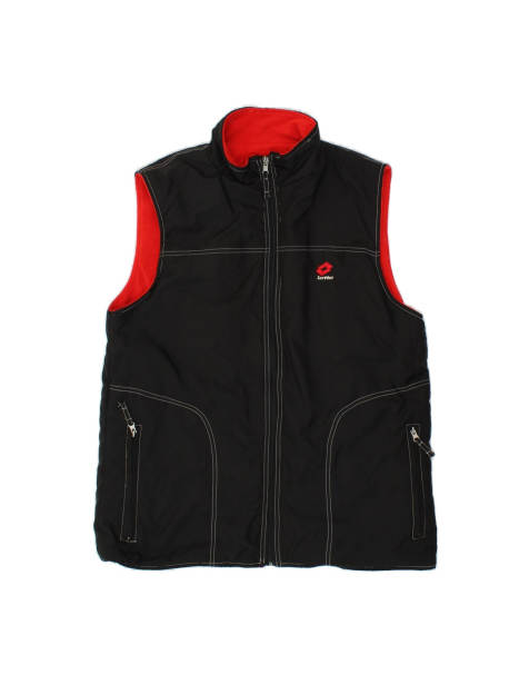 Vintage Lotto Reversible Gilet UK 40 Large In Black - view 1