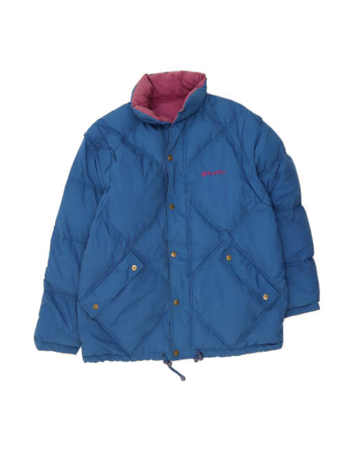 Vintage Lotto Reversible Padded Jacket UK 40 Large In Blue