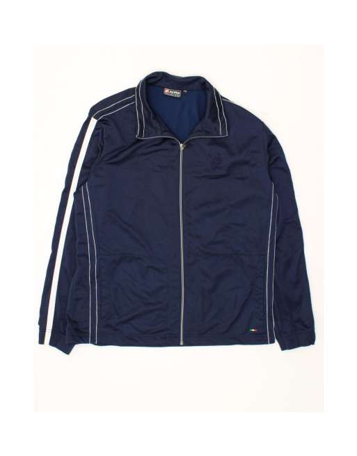 Vintage Lotto Tracksuit Top Jacket 3XL In Blue