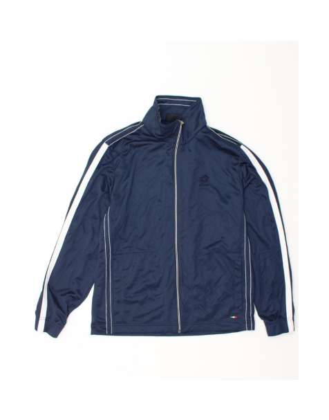 Vintage Lotto Tracksuit Top Jacket Large In Blue - view 1