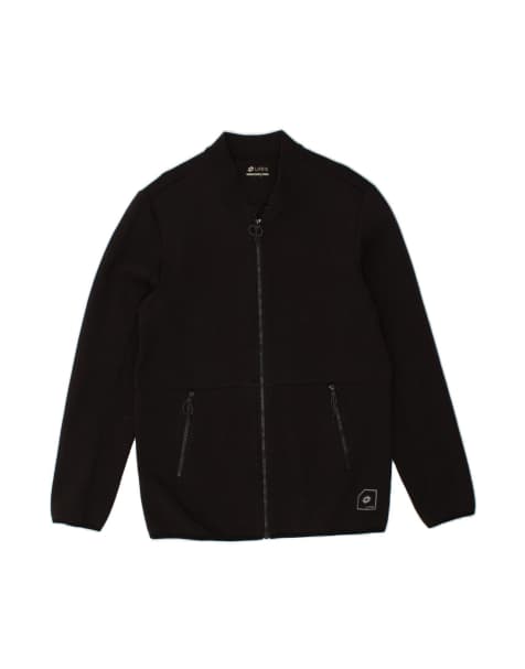 Vintage Lotto Tracksuit Top Jacket Medium In Black - view 1