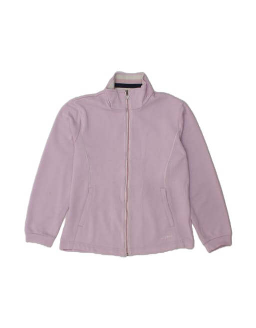 Vintage Lotto Tracksuit Top Jacket UK 16 Large In Purple